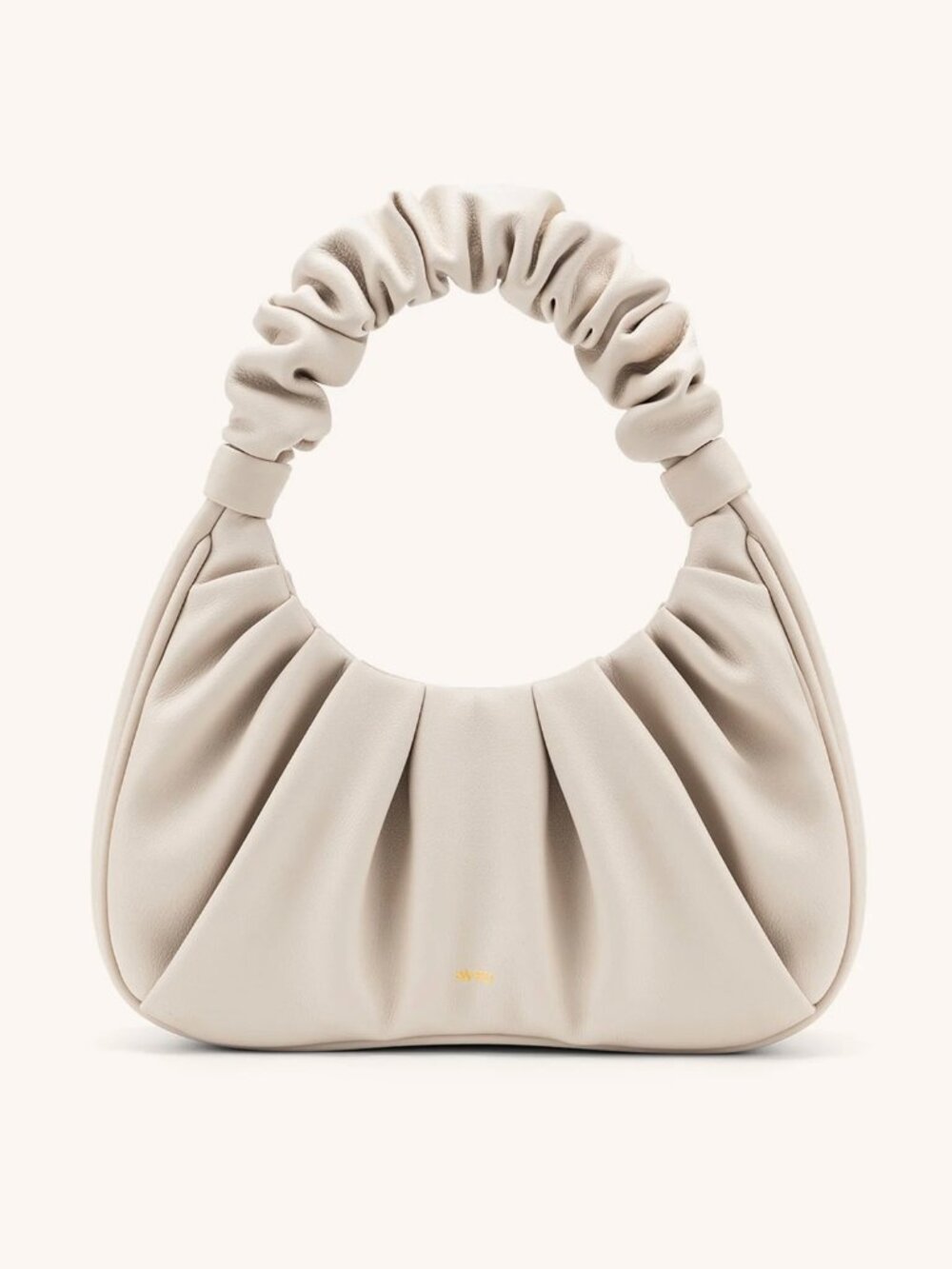 JW PEI gabbi ruched hobo handbag -- ivory